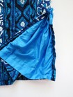 1950s Vintage Girls Hawaiian Aloha Dress By Royal Hawaiian - Size Medium - Blue