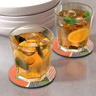 Coasters For Drinks  Set Of 6 Absorbent Rubber Drink Coasters For Cup