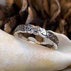 Celtic Ring Minimalist Irish Scottish Welsh Promise Ladies Ring 925