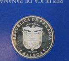 1970 Panama 5 Balboas Olympics Sterling Silver Proof Km  28 38 5mm Lvb6 13
