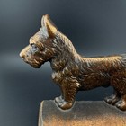  1 single Vintage Cast Iron Scotty Scottie Dog Bookend Sculpture Art Deco Decor