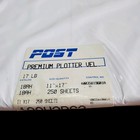 Teledyne Post Plotter Drafting Vellum 100  Rag 17lb 11x17 250 Sheets Sealed Nos