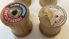 Vintage Wooden Empty Thead Spools Medium Various Brands And Sizes Lot Of 6