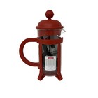 Bodum Java 3 Cup French Press Coffee Maker  Red  0 35 L  12 Oz 3 Cup  Red - New