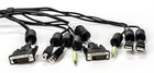 Vertiv Avocent Usb Keyboard Mouse Dvi-d   Audio Cable 6 Ft  Sc845 Cbl0146  new 