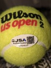 Novak Djokovic Signed Us Open Tennis Ball Certified Autograph Jsa Coa W display
