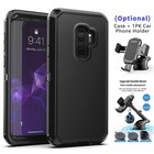 For Samsung Galaxy S8  S9 Plus Case Shockproof Heavy Duty Cover Car Phone Holder