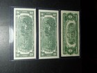 3- 2 Bills Two 1976 First Day Issue   1 1963 Red Seal 76ers Are Unc 63 Is Ef 
