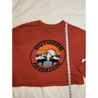 London Fog Cropped Long Sleeve Tshirt Rust Camping Outdoor Adventure Hiking 2xl