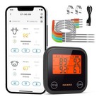 Bluetooth Meat Thermometer Inkbird Wifi Barbecue Cooking Food 4 Colored Probe Cf