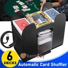 Automatic Card Shuffler 6 Deck  Usb Powered Playing Cards Shuffling Machine Gift
