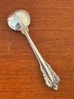 1 Clean Wallace Grande Baroque Sterling Silver Salt Spice Pepper Spoon Grand