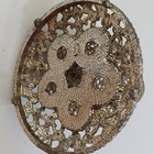 Vintage 5-slot Floral Metal Gold Tone Flower Lipstick Holder