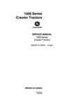 John Deere 1010 Crawler Tractor Service Manual Repair Shop Technical Book