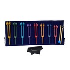 Chakra Tuning Fork Set For Healing  7 Chakra And 1 Soul Purpose Weightedcolorful