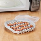 Microwave Bacon Tray With Lid By Chef s Pride