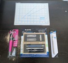 4pc X-acto Bundle - X-acto Knife - Swivel Tool - Mat - Scrapbook Knife Kit - New