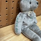 Zeta Tau Alpha Plush Beanie Bear With Tag  Zta Sorority Fraternity Vintage