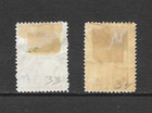 St  Helena Scott 33 Mng   Scott 34 Mh Fine - 1884 94 1 2p On 6p Dp Green Issues