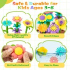 272 Pcs Flower Garden Building Build A Bouquet Stem Educational Toy For Kids