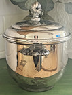Vintage English Silver Mfg  Corp  1960 Insulated Mercury Glass Ice Bucket