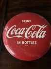 Rare Vintage 1945 Coca Cola 12 Inch Button Sign