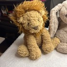 Jellycat Plush Lot Of 3 Fuddlewuddle Lion Luxe Bunny Curly Fuddlewuddle Puppy   s