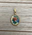 Rare  Antique   Vintage 18k  750  Yellow Gold Beautiful Pendant  Signed 