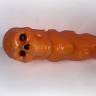 Halloween Orange Skull Plastic Club Bat Clinton Toy Corp Vintage See Pics