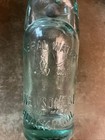 Antique Blackpool England Mineral Water Cod Bottle Aqua Glass Elnewsome