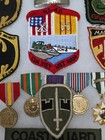 Vietnam War Coast Guard Medal Group  Patches  Beret  Insignia Very Rare