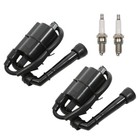 2x Ignition Coil Spark Plug For Suzuki Intruder Vs700gl Vs750glp Vs800gl 1986-04