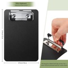 Zhehao 60 Pack 4 X 6 Inch Small Clipboards Bulk Plastic Clipboards black