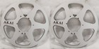 One Pair 10 5   Black Akai Tape Reel High Quality Aluminum Take Up Reel