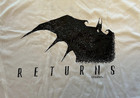 Batman Returns Original 1991 Film Crew T-shirt W  Tim Burton Artwork Mint Rare 