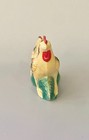 Celluloid Rooster Pulling Hen In Easter Cart  cute 