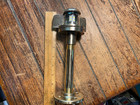 Vintage Perko Cast Polished Bronze 9  Steaming Light New Bulb Socket Wiring led