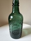 Antique 1870 s Green Bottle Congress   Empire Springs Co - Saratoga  New York