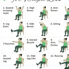 2 Pcs Chair Yoga For Seniors  Simple Exercises For A Rapid Weight Loss Fitness