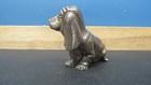 Vintage 2 25  Tall Sterling Silver Basset Hound Figurine 4oz Weight