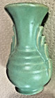 Vintage Mccoy Pottery Green Lustre Ceramic Small Vase - Unmarked