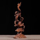 8  Chinese Dragon Statue Lucky Loong Sculpture Pretty Boxwood Carved Figurine