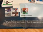Vintage    79 Usps 1980 Winter Olympics Post Office Stamp Poster 24  X 36 