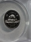 2000 Canada 5 Cents Graded Ms 67 By Anacs Proof Like