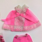 Vintage 1970 Francie Pink Snooze News  3453 - Barbie Outfit Slippers Mirror