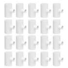 20pcs 3 Way Pvc Tee Fittings 1 2  Automatic Chicken Poultry Waterer Drinker Cups