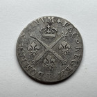 1707 France - Ar 20 Sols Of Louis Xiv     with Insignia    