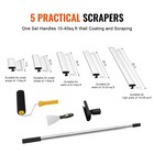 Drywall Skimming Blade Set Knife Combo 7 10 14 16 24in   34-81 6 In Handle