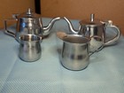 Vintage 4-piece Hotel Ware Tea Set - Vollrath   Wt Stainless Steel