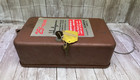 2 X Vintage Arcade Coin Operated Halgame Coin Box Rare Deposit 25 Cents With Key